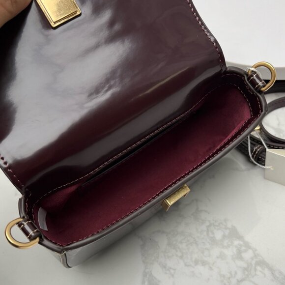 Tory Burch Double T Logo Flap Shoulder Tote - Picture 8 of 9